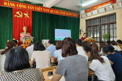 Tập huấn cán bộ quản lý, giáo viên cấp Tiêu học phương pháp tăng cường kỹ năng đọc, viết cho HS Tiểu học